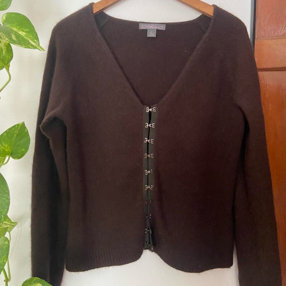 Brown angora sweater - Picture 8 of 8
